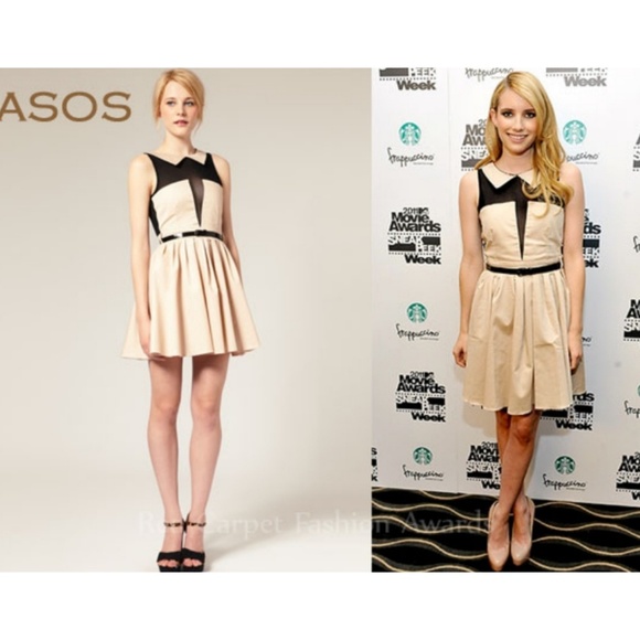 🌺NWT🌺 ASOS mesh peter pan collar dress - Picture 4 of 5